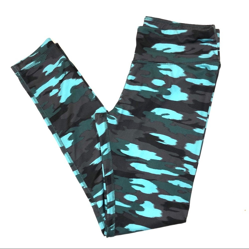 Material Girl Active camo green/ blue legging